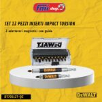 Set 12 pezzi Inserti Impact Torsion e 2 adattatori magnetici con guida