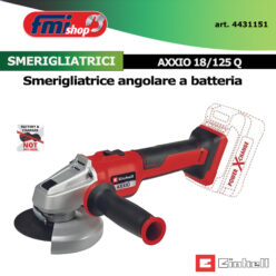 Smerigliatrici angolari a batteria AXXIO 18/125 Q