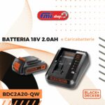 Batteria 18V 2.0Ah e Caricabatterie
