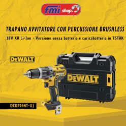 Trapano avvitatore con percussione Brushless 18V XR Li-Ion - Versione senza batteria e caricabatteria in TSTAK