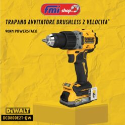 Trapano avvitatore brushless 2 velocità  90NM POWERSTACK